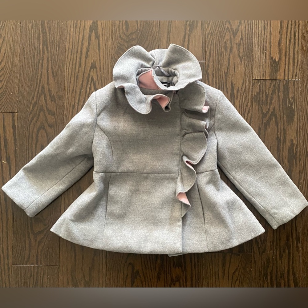 S. Rothschild  Ruffle Trim Coat - Picture 3 of 7